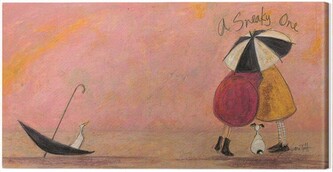 Obraz na plátně Sam Toft - A Sneaky One II, 2 - 100×50 cm