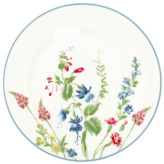 Porcelánový dezertní talíř Elwin White