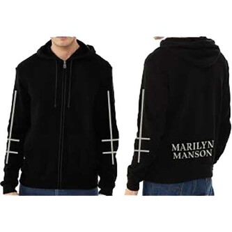 Mikina Marilyn Manson - Cross Logo, S