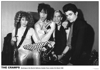 Plakát, Obraz - Cramps - Camden 1980, 84 × 59.4 cm