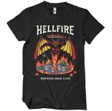Tričko Stranger Things - Hellfire Hawkins High Club, S