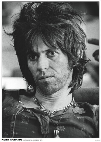 Plakát, Obraz - Keith Richards - Hilton, 59.4 × 84 cm