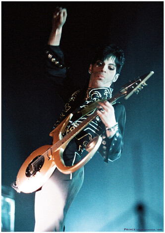 Plakát, Obraz - Prince - Live shot, N.E.C. Birmingham 2005, 59.4 × 84.1 cm