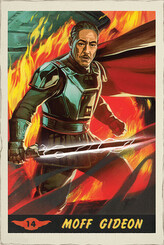 Plakát, Obraz - Star Wars: The Mandalorian - Moff Gideon Card, 61 × 91.5 cm