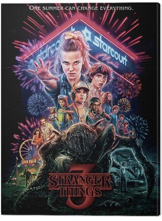 Obraz na plátně Stranger Things - Summer of 85, 2 - 60×80 cm