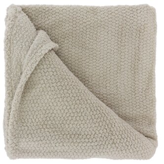 Heboučká deka se vzorem Sep v zámecké šedé