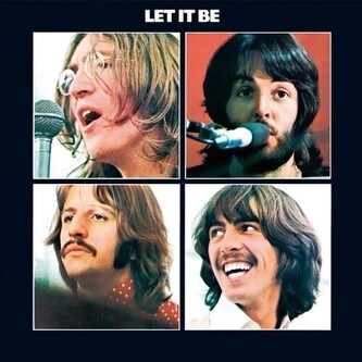 Plechová cedule The Beatles - Let It Be, 30 × 30 cm