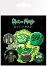 Plackový set Rick and Morty - Pickle Rick