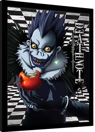 Obraz na zeď - Death Note - Ryuk Checkered, 34.3 × 44.5 cm
