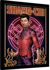 Obraz na zeď - Shang Chi and Legend of the Ten Rings - Neon Signs, 34.3 × 44.5 cm