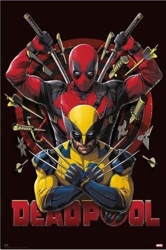 Plakát, Obraz - Marvel - Deadpool & Wolverine - Ready, 61 × 91.5 cm