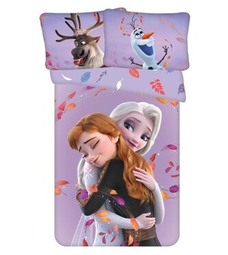JERRY FABRICS Povlečení do postýlky Ledové Království 2 Hug 02 baby Bavlna, 100/135, 40/60 cm