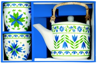 Čajová sada Flowers Garden