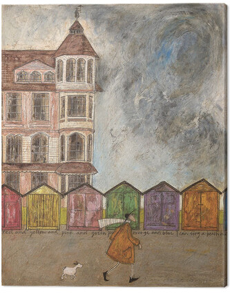 Obraz na plátně Sam Toft - I Can Sing a Beach Hut, 2 cm - 40×50 cm