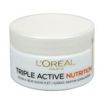 L´oreal Triple Active Nutrition - Hydratační a vyživující krém proti vysušování pleti 50 ml pro ženy