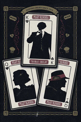 Plakát, Obraz - Peaky Blinders - Cards, 61 × 91.5 cm