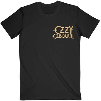 Tričko Ozzy Osbourne - Patient No. 9 Gold Logo, XL