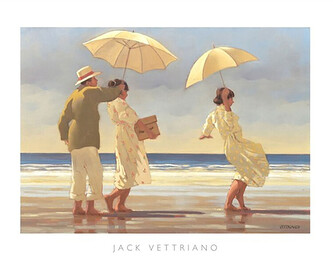 Umělecký tisk The Picnic Party, 1992, Jack Vettriano, 80 × 60 cm