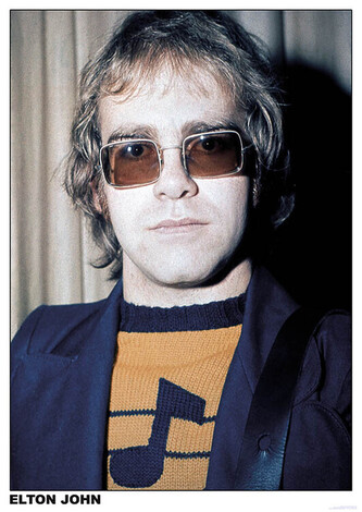 Plakát, Obraz - Elton John - London, 59.4 × 84.1 cm