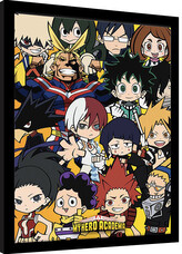 Obraz na zeď - My Hero Academia - Chibi Characters, 34.3 × 44.5 cm