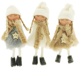 Set tří látkových andělů malých