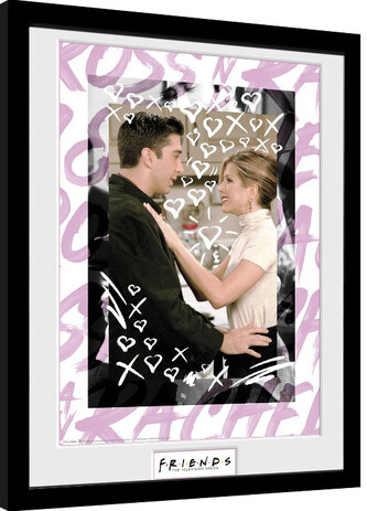 Obraz na zeď - Přátelé - Ross and Rachel, 34 × 44.2 cm