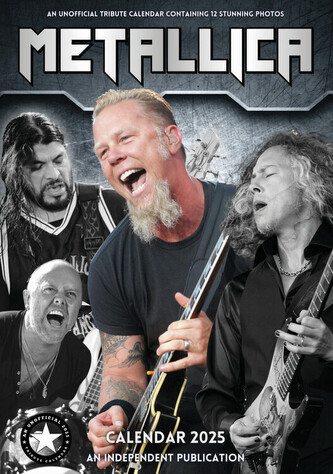 Kalendář 2025 Metallica, A3