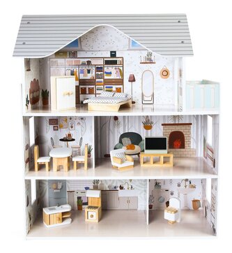 ECOTOYS Domeček pro panenky Emma