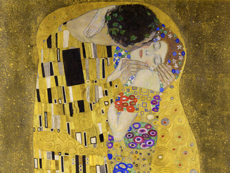 Obrazová reprodukce Polibek, Gustav Klimt, 40 × 30 cm