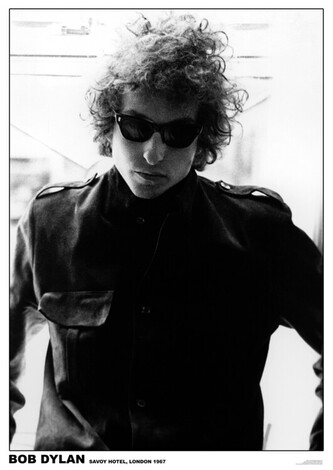 Plakát, Obraz - Bob Dylan - Savoy Hotel 1967, 59.4 × 84.1 cm