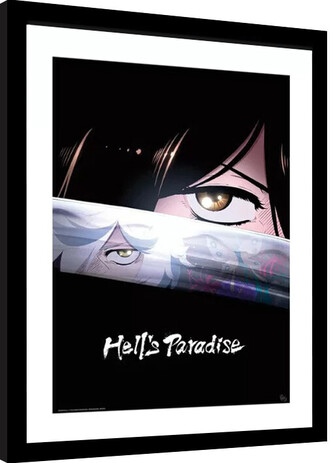 Obraz na zeď - Hell‘s Paradise - Teaser Art S1, 34 × 44.2 cm