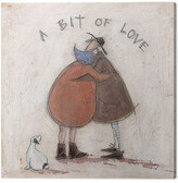 Obraz na plátně Sam Toft - A Bit of Love, 2 cm - 30×30 cm
