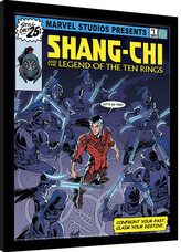 Obraz na zeď - Shang Chi and Legend of the Ten Rings - Comic Cover, 34.3 × 44.5 cm