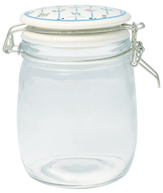 Skleněná dóza Hannah White