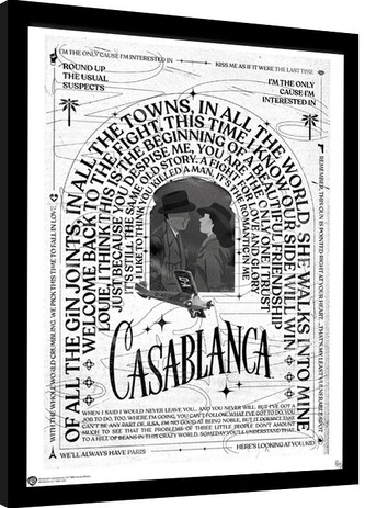 Obraz na zeď - Casablanca - Warner 100th, 34 × 44.2 cm