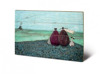 Dřevěný obraz Sam Toft - The Same as it Ever Was, 59 × 40 cm