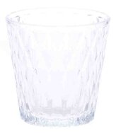 Skleněný svícen na čajovou svíčku