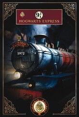 Plakát, Obraz - Harry Potter - Bradavický expres, 61 × 91.5 cm