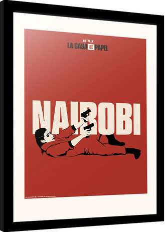 Obraz na zeď - La Casa De Papel - Nairobi, 34.5 × 44.3 cm