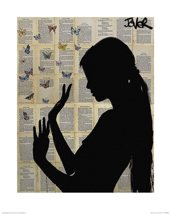 Umělecký tisk Loui Jover - Butterfly Days, 40 × 50 cm
