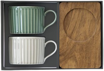 Porcelánové šálky a podšálky Take A Break Design 4