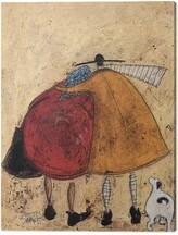 Obraz na plátně Sam Toft - Hugs on the Way Home, 2 cm - 30×40 cm