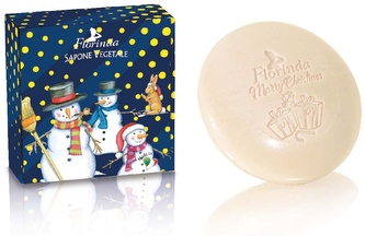 Kulaté vánoční mýdlo 100 g Pupazzi Di Neve