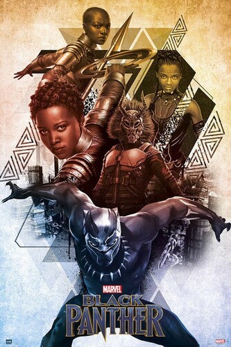 Plakát, Obraz - Marvel - Black Panther, 61 × 91.5 cm