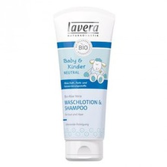 Lavera Baby & Kinder Neutral - Vlasový a tělový šampon 200 ml unisex