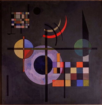 Obrazová reprodukce Counter Weights (1926), Wassily Kandinsky, 40 × 40 cm