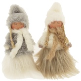 Set látkových andělů středních