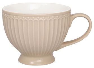 Porcelánový hrnek na čaj Alice Creamy Fudge