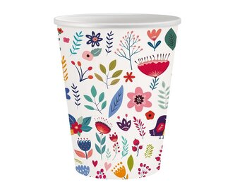 Kubeczki papierowe Summer 250ml 6szt