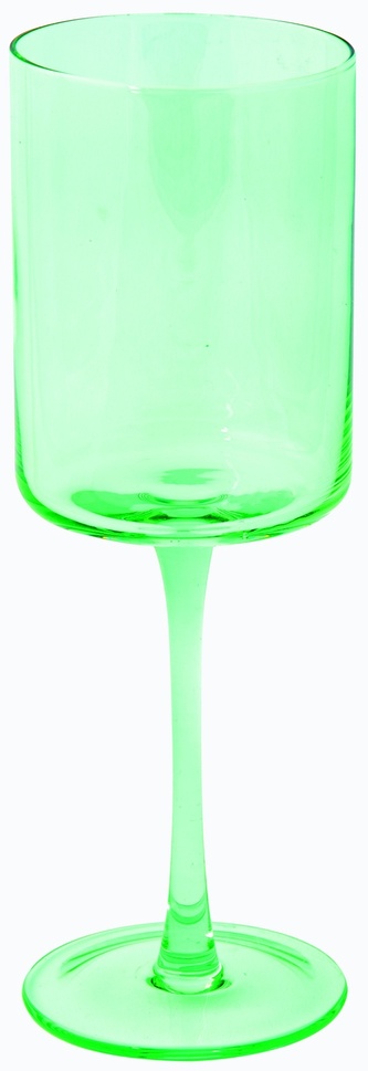 Sada dvou zelených skleniček na víno Rainbow Green